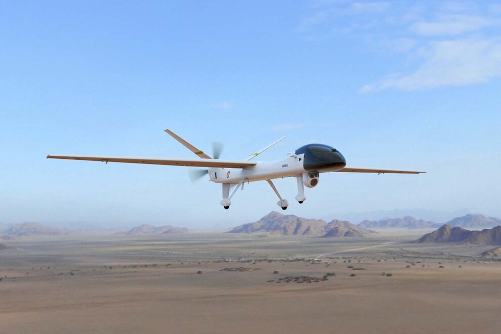 Diseño del UAV del SIRTAP adquirido por el ministerio de Defensa español.