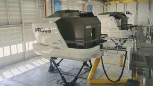 Simuladores de C295 y CN-235 en el centro de instrucción de Airbus Defence en Sevilla.