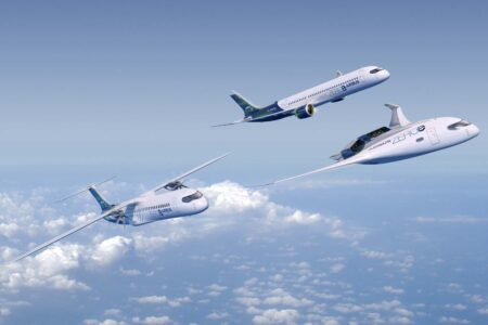 Las tres propuestas que Airbus estudia para un avión cero emisiones para 2035.