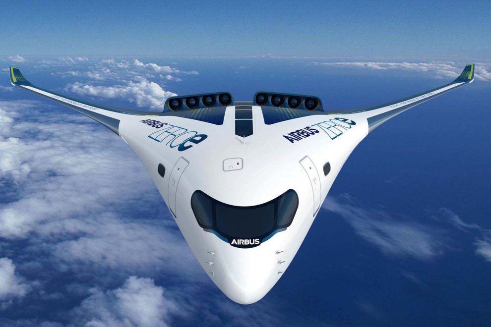 Uno de los proyectos de Airbus de aviones cero emisiones.