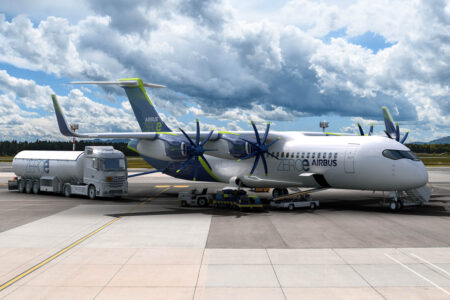 El nuevo "diseño" muestra un avión mucho mayor que un ATR. 