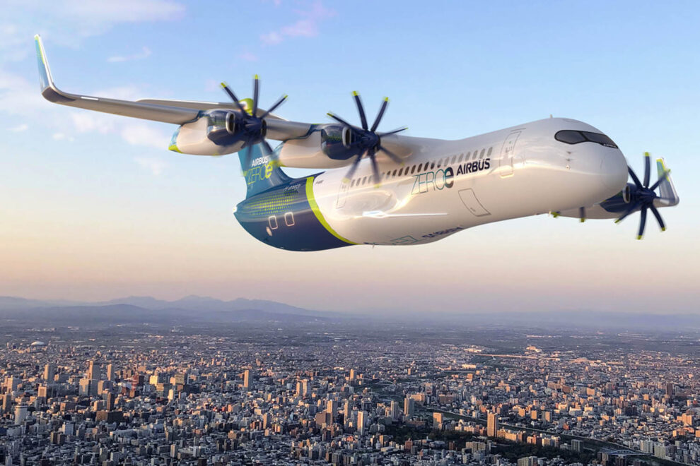 Airbus presenta una nueva version de su turbohélice Zero e.