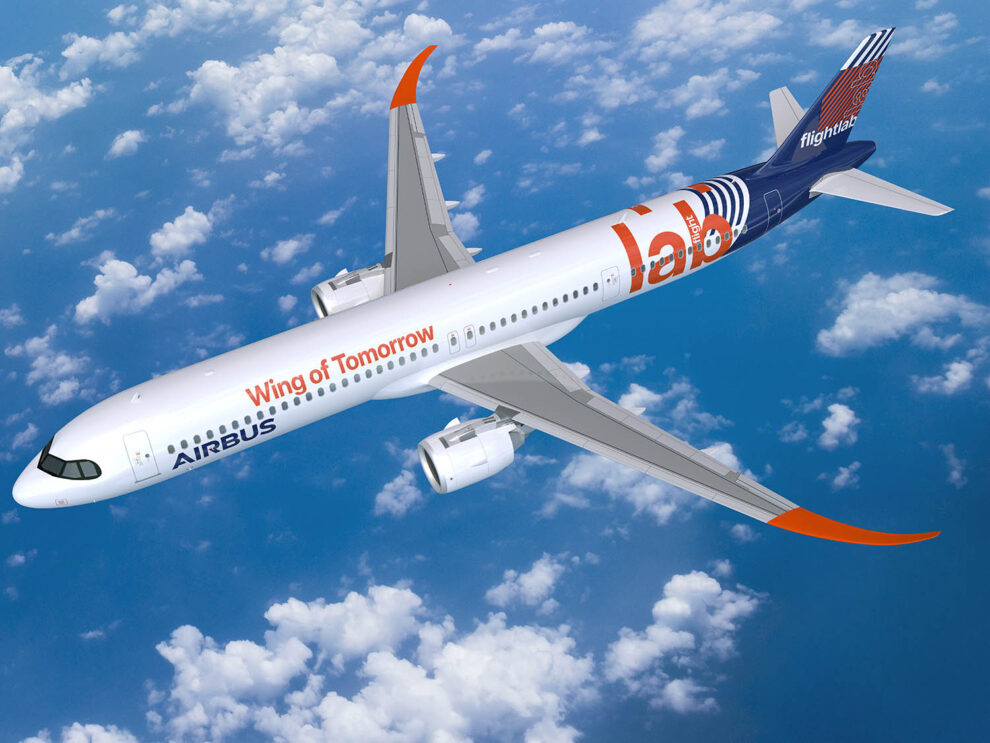 Aspecto que ofrecerá el A321neo con las extensiones de ala que probará Airbus.