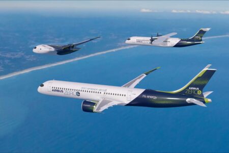 Los tres diseños de aviones cero emisiones con los que Airbus trabaja en el futuro del transporte aéreo.