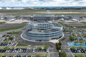 Centro de entregas de aviones de Airbus en Toulouse.