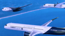 Propuestas en estudio por Airbus de aviones cero emisiones.