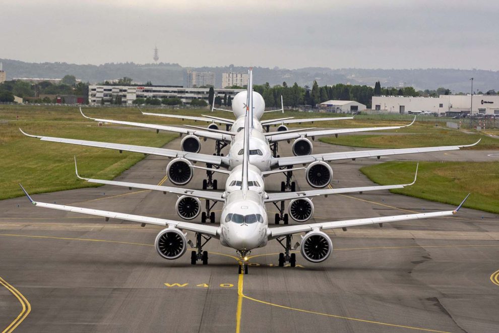 Airebus vende solo nueve aviones en el mes de abril de 2020.