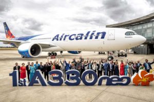 Entre las entregas en 2019 de Airbus está el primer A330neo para Aircalin.