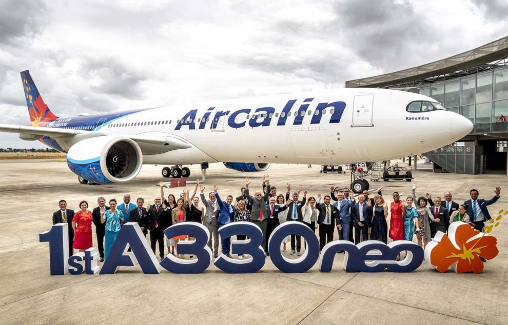 Entre las entregas en 2019 de Airbus está el primer A330neo para Aircalin.