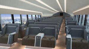 Así podrá ser la cabina de pasaje del Airlander 10.