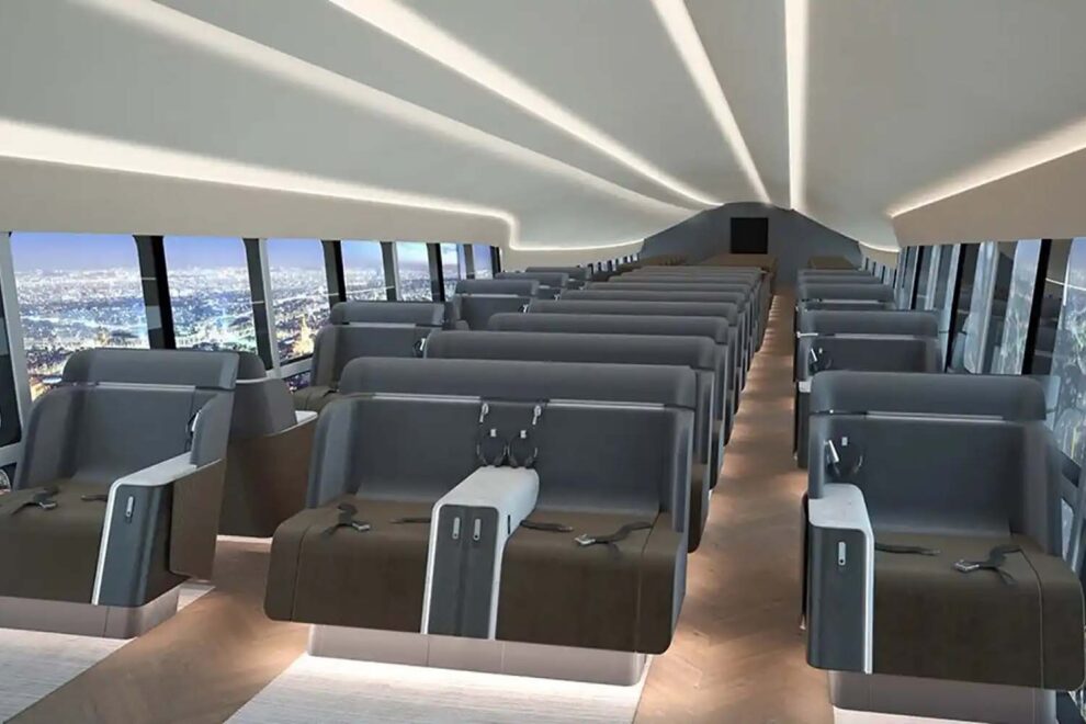 Así podrá ser la cabina de pasaje del Airlander 10.