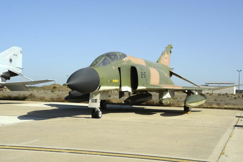 El F-4C C12-55 es uno de los aviones que el Ejército del Aire ha reactivado y que a partir de 2020 serán enviados a Canarias a sustituir a los F/A-18 del Ala 46.