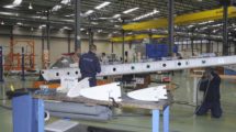 Producción de estabilizadores horizontales del Airbus A320 por parte de Alestis.