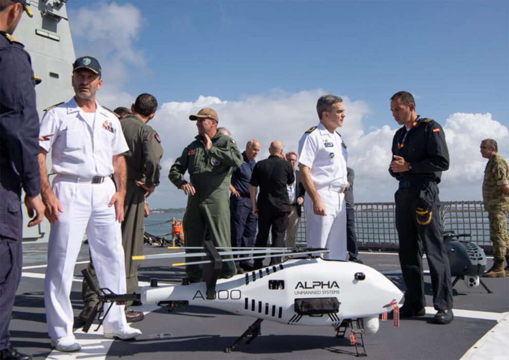 Un Alpha Unmanned Systems A900 durante REPMUS 2023.