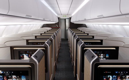 Asi serán los asientos Flagship Suite en el A321 XLR.