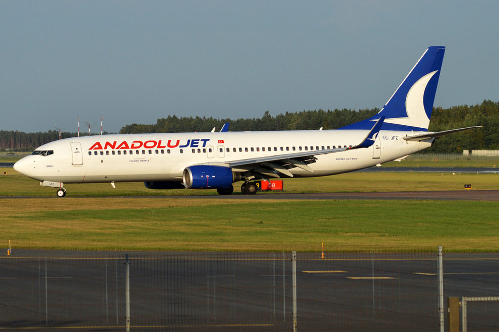 Anadoluet cuenta actualmente con una flota de 40 Boeing 737-800.