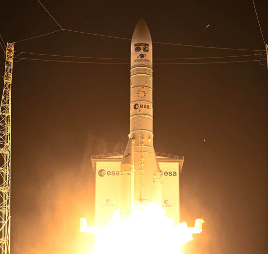 Lanzamiento del Ariane 6 con el satélite MetOp-NG-1A.