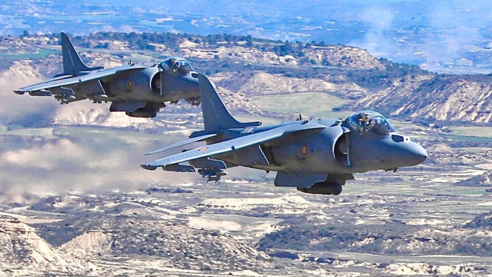 La Armada ha comprado 5 Harrier para repuestos para poder mantener en vuelo el modelo hasta 2032.