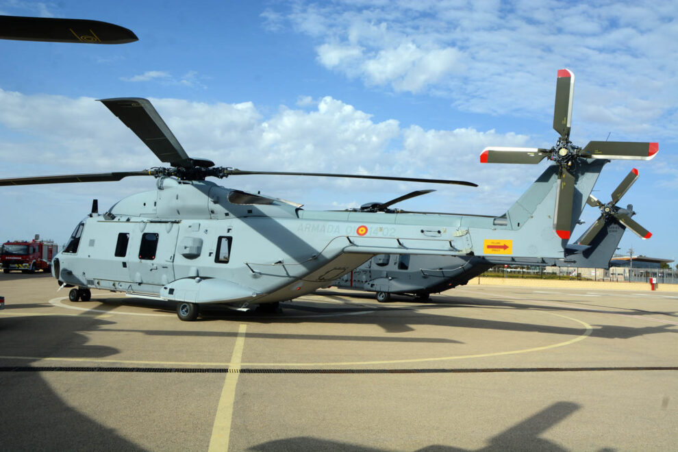 El segundo de los NH90 de la Armada española.