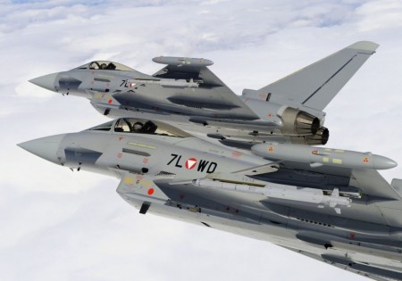 Austria fue el primer cliente de exportación del Eurofighter tras la cancelación del pedido de Grecia.