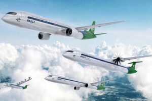 Ejemplos de aviones cero emisiones propuestos por DLR de Alemania.