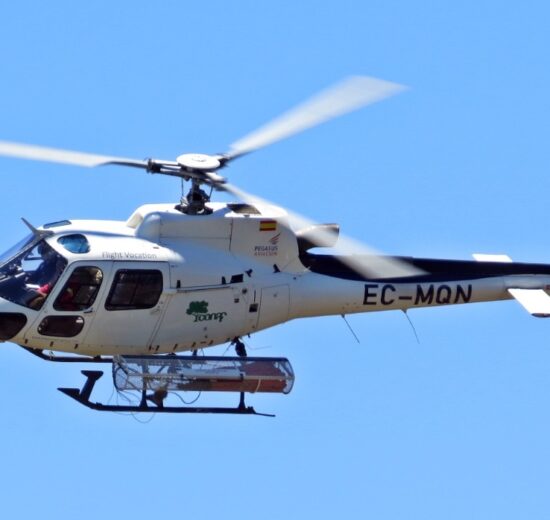 helicóptero de la flota de Pegasus Aero Group