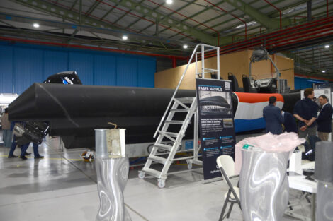 En cuatro días se imprime, de una sola vez, esta lancha.