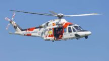 Helicóptero de Salvamento Marítimo operado por Babcok en España.
