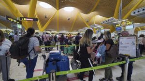 El aeropuerto de Madrid-Barajas durante la pandemia del COVID-19.q
