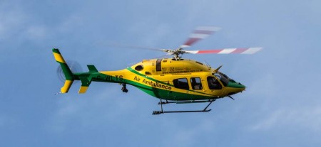 El Bell 429 de Heli Charter operado en versión sanitaria será uno de los helicópteros de cuyos motores cuidará ITP.
