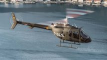 El segundo Bell 505 de la Fuerza Aérea de Montenegro fue entregado portando todavía la matrícula canadiense de pruebas.