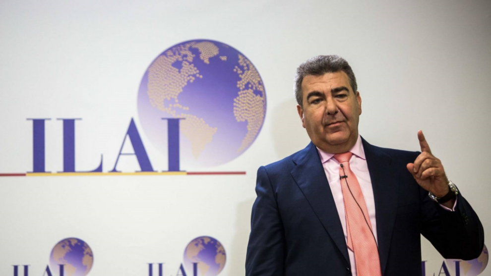 Carlos Bertomeu, presidente de Air Nostrum y socio de ILAI durante la presentación de la sociedad.