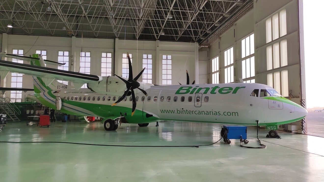 Binter recibe su segundo ATR 72-600 del último pedido realizado en 2021 ...