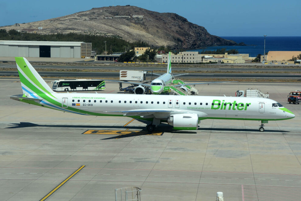 Binter sumara otros cicno Embraer E195-E2 a su actual fota de 16 unidades.