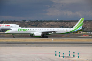 Entre las entregas de Embraer en el segundo trimestre de 2025 estuvo el 15º y último E195-E-2 de Binter Canarias.
