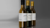 Los tres primeros vinos canarios que Binter ofrecerá en sus vuelos.