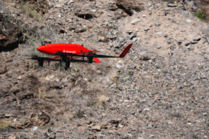 El dron UAV Digitech Eiger usado en los vuelos de demostración de Bluenest by Glovalvia en La Gomera.