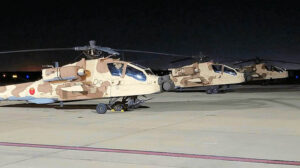 Los tres primeros Boeing AH-64E de Marruecos.