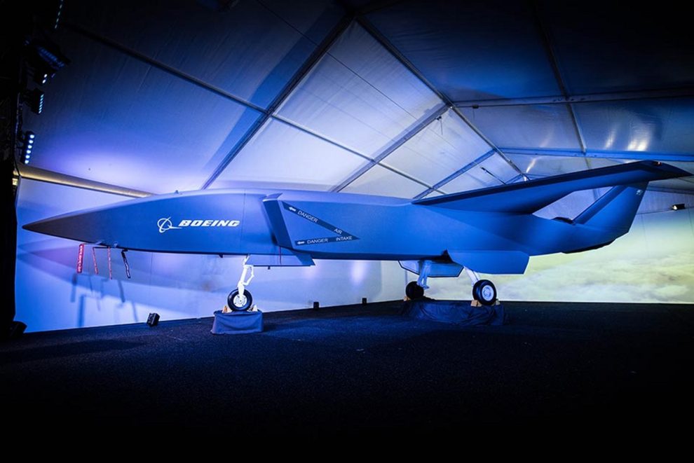 Modelo del ATS presentado por Boeing Australia cuando anunció el programa en febrero de 2019.
