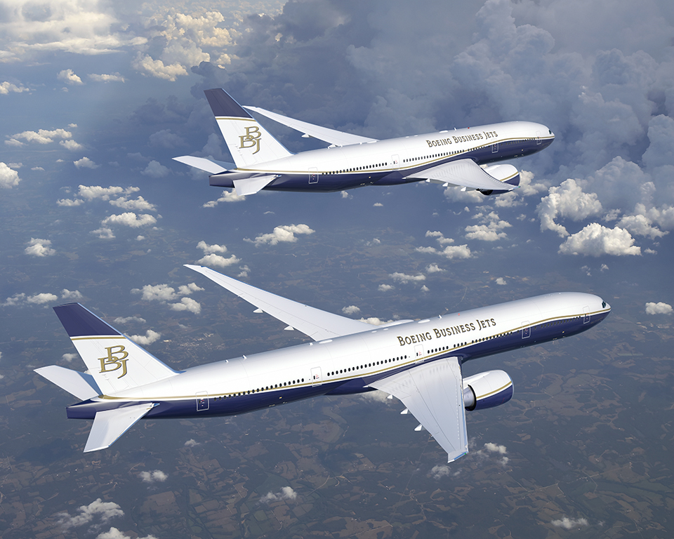 El Boeing 777X será uno de los mayores aviones ejecutivos por superficie de cabina, y el de mayor autonomía.