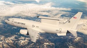 Boeing E-7A con colores de la USAF.