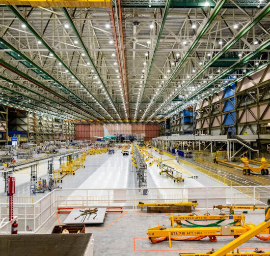 De esta sección de la factoría de Boeing en Everett salieron 1.574 B-747, y ahora lo hará el B-737.