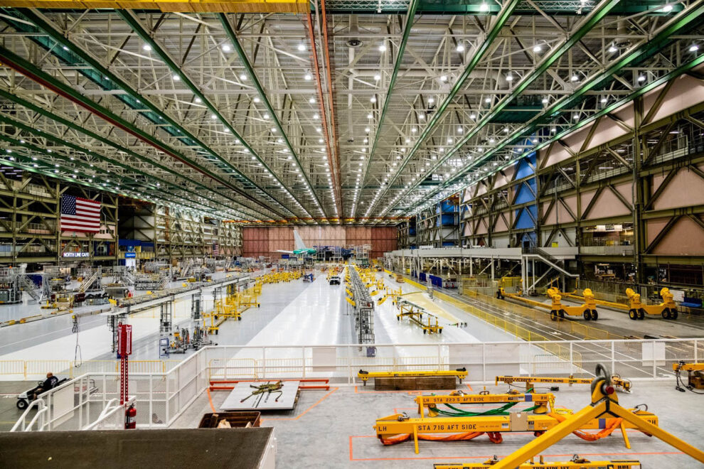 De esta sección de la factoría de Boeing en Everett salieron 1.574 B-747, y ahora lo hará el B-737.