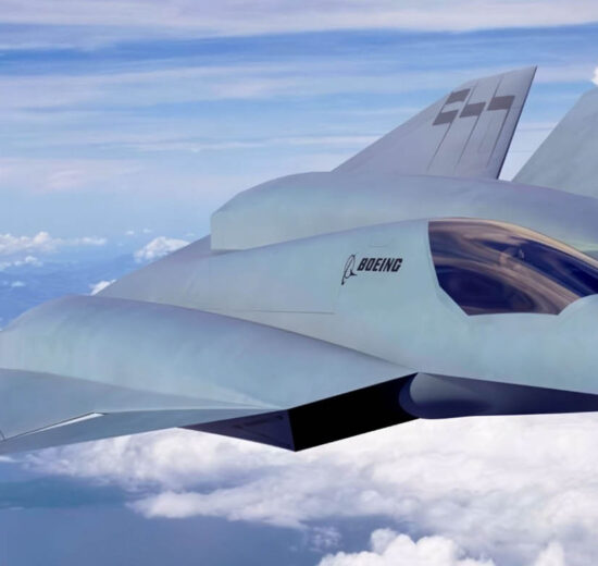 Una de las interpretaciones del aspecto del Boeing F-47 que circulan por internet.