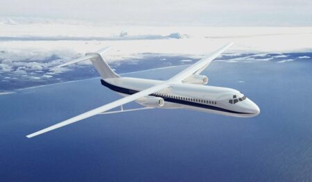 Imagen de hace un par de años del Boeing Sugar donde se aprecia claramente el uso de un fuselaje de MD-90.