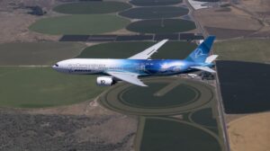 En 2024 Boeing volverá a usar un B-777 como ecodemostrador.