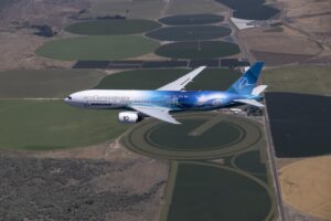 En 2024 Boeing volverá a usar un B-777 como ecodemostrador.