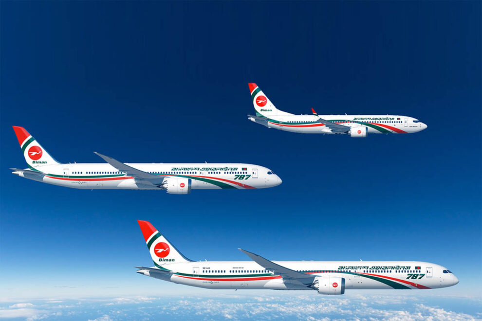 Biman Bangladesh ha cursado a Boeing su mayor pedido de la historia.