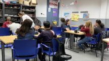 Aula del programa Volando Juntos de Boeing y Cooperación Internacional.