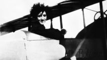 Adrienne Bolland, la primera mujer en cruzar en vuelo los Andes.